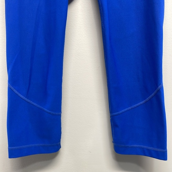 T By Talbots Tech  Stretch Crop Leggings Blue SP - Picture 3 of 16